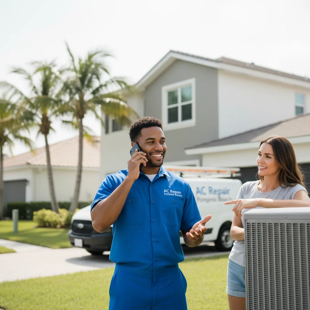 AC Repair Pompano Beach customer support in Saline